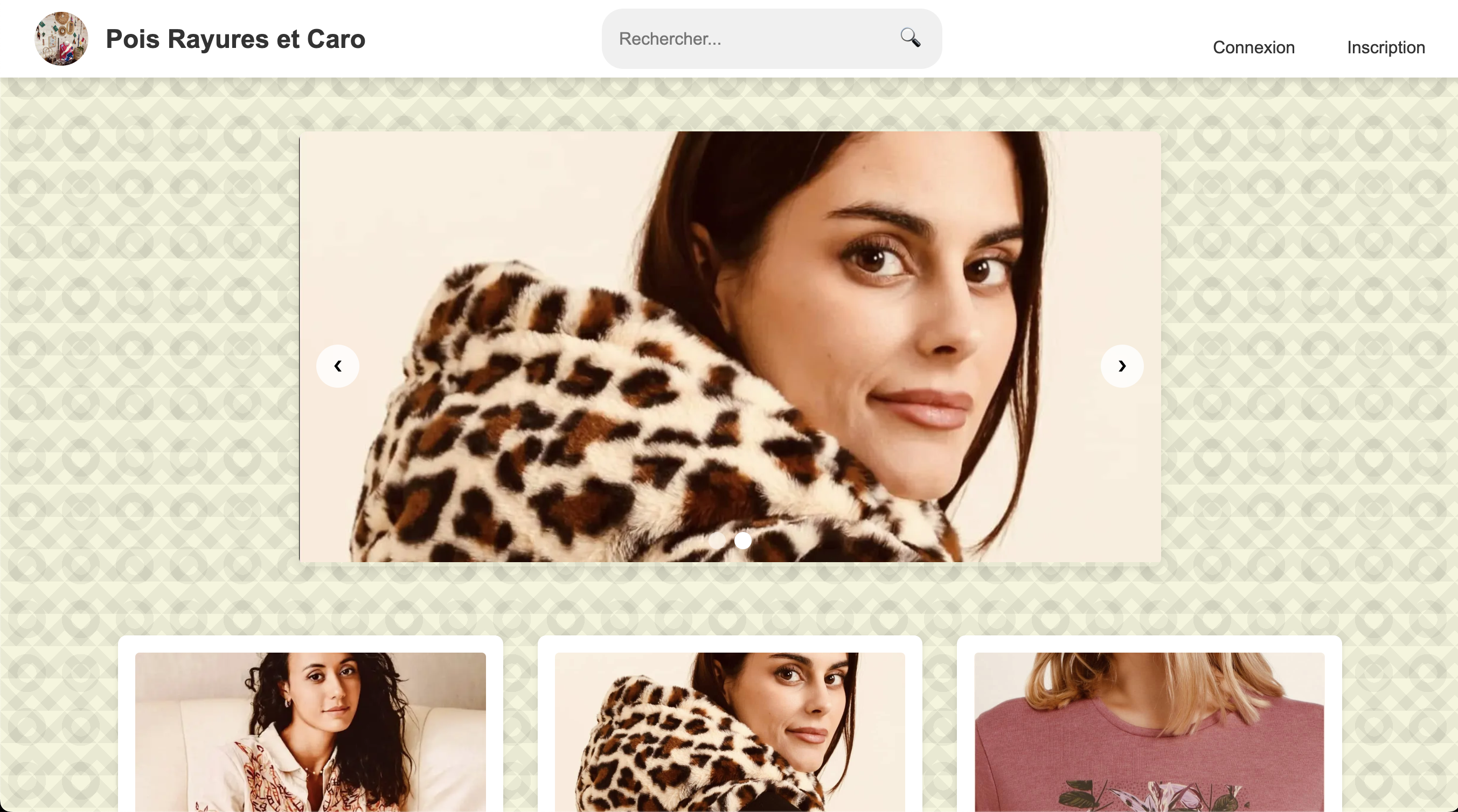 Backend - Pois Rayures et Caro