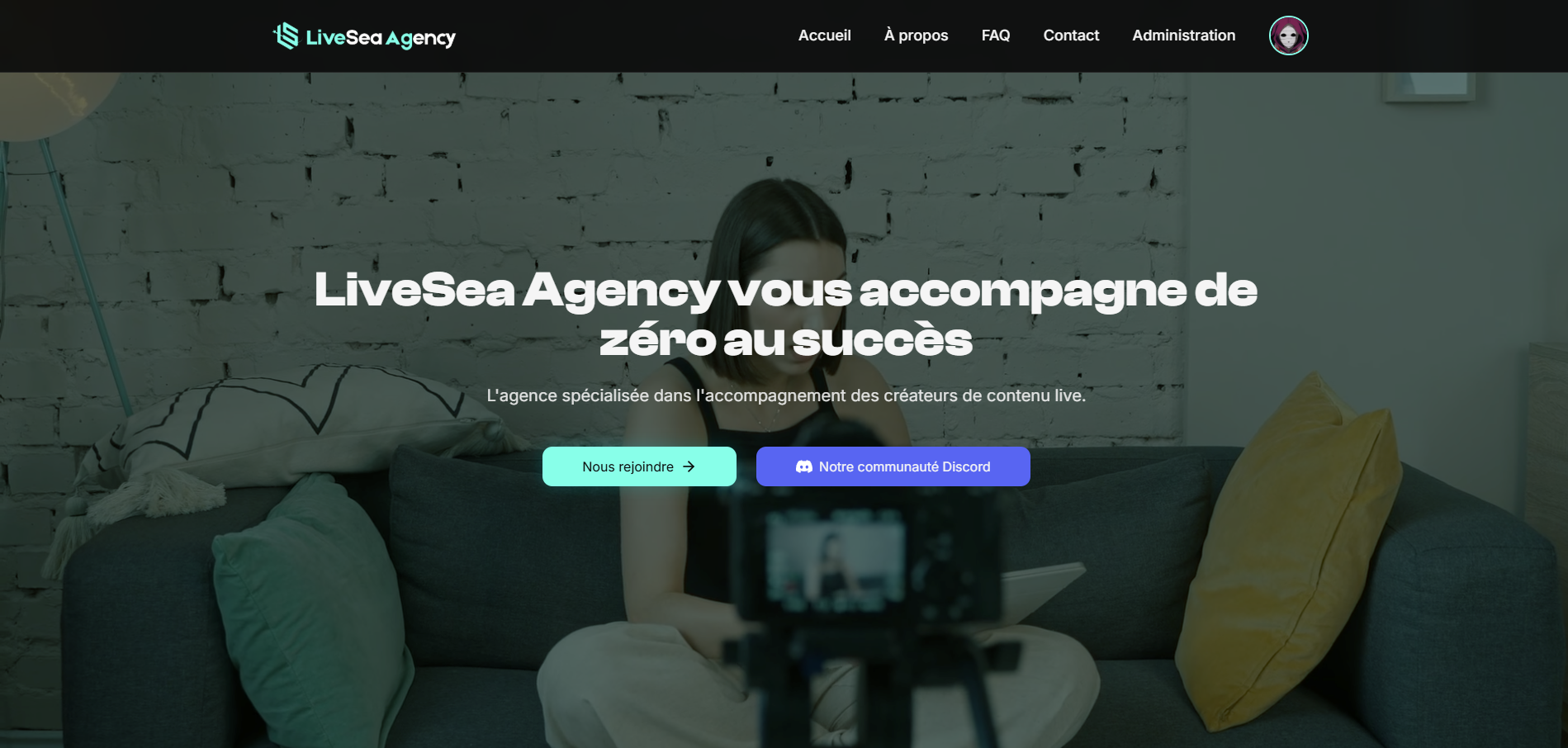 LiveSea Agency - Website